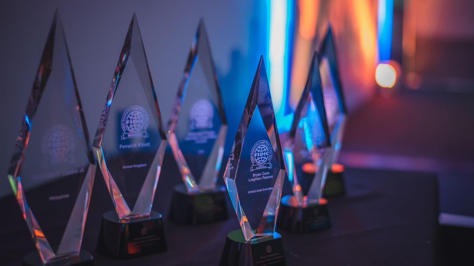 Представлены успешные заявки на премию FIDIC Contract User’s Awards за 2024 год