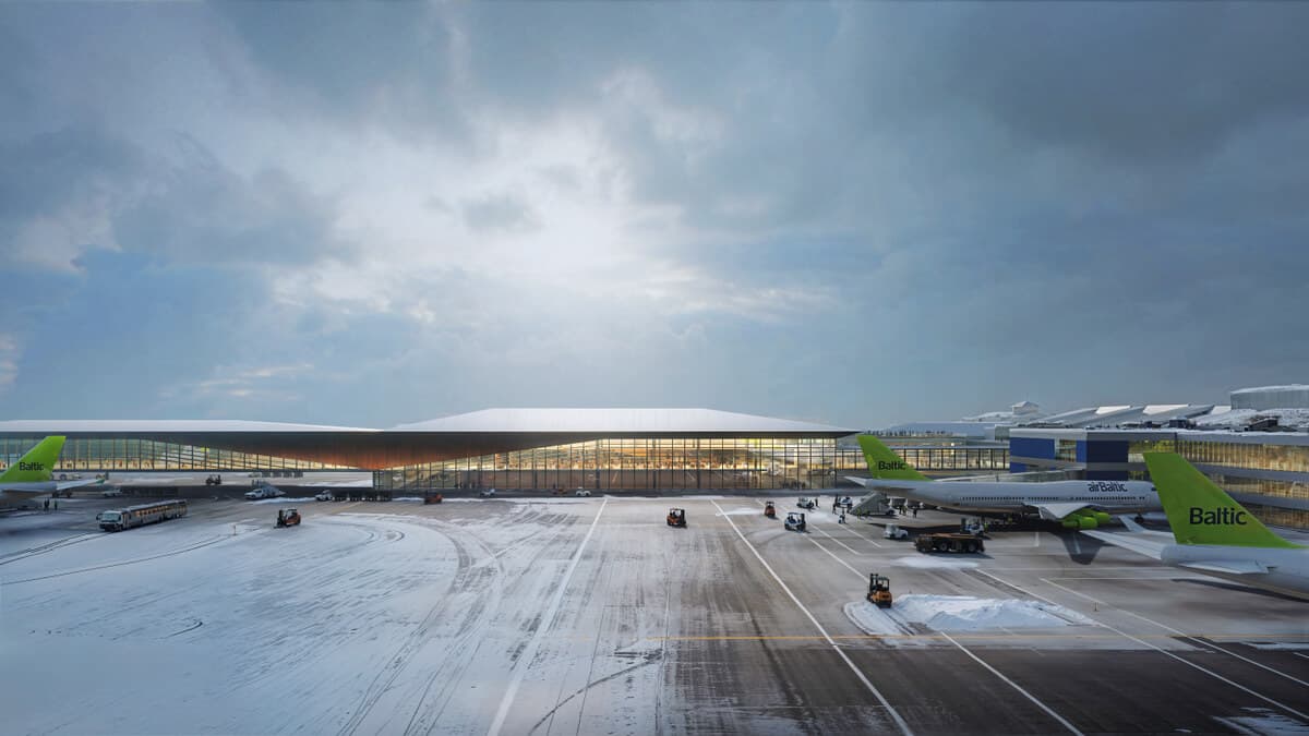 Новая визитная карточка Литвы. Архитектура и инженерия терминала от Zaha Hadid Architects