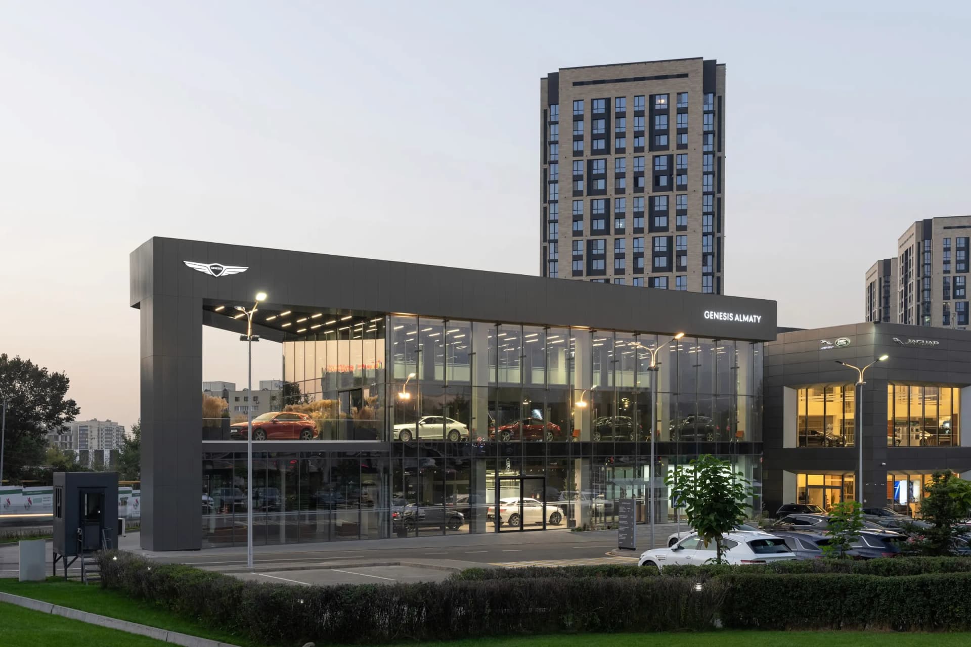 Genesis Almaty. Architecture that lets the car speak