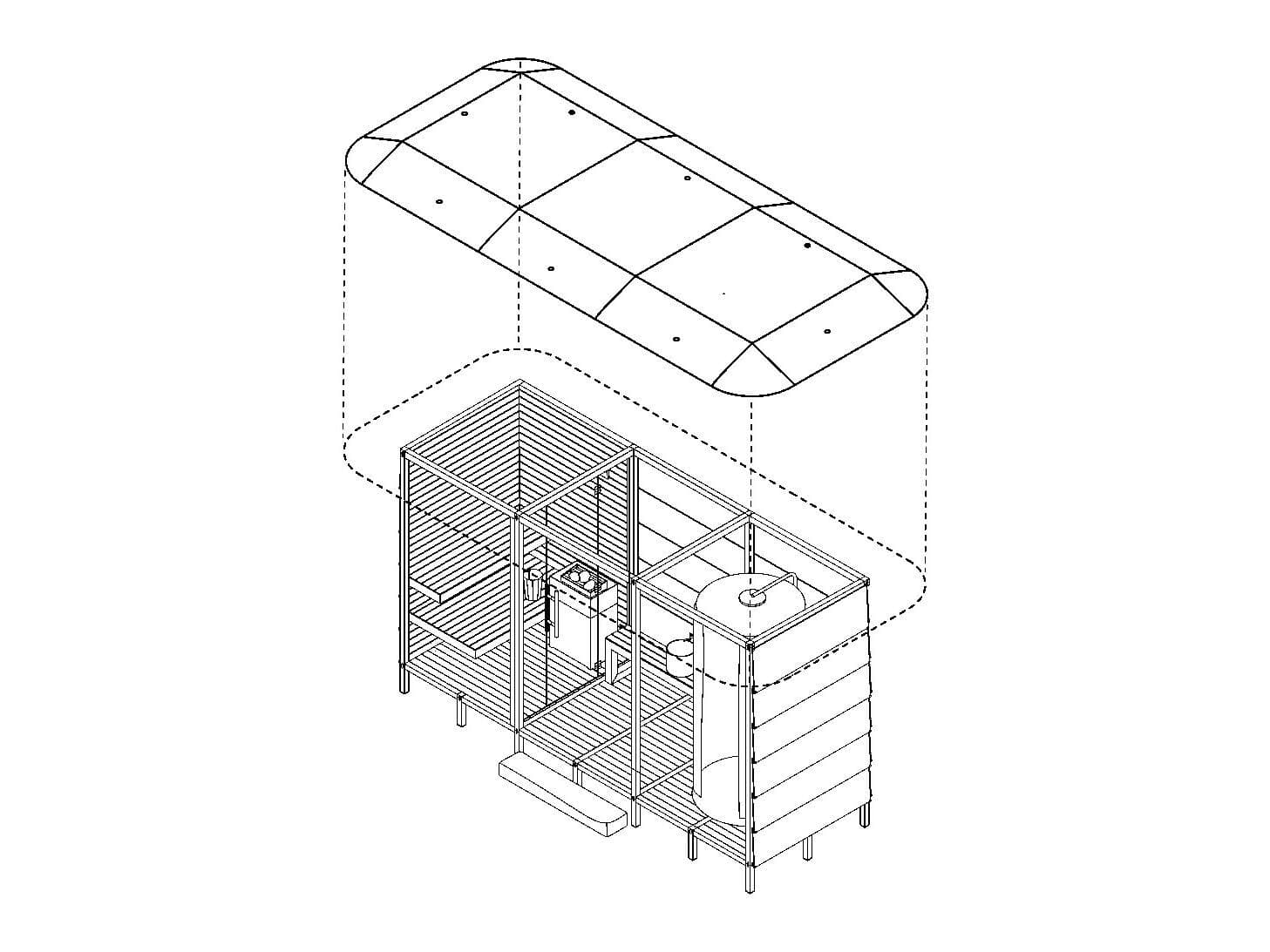6x6
SEI
Sauna / toilet partition — 7
