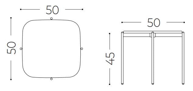 ACTIU
EIDOS
Square coffee table — 5