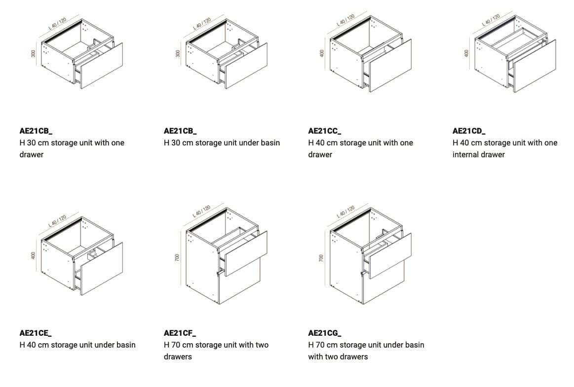 Agape
EVO 21
Vanity unit — 13