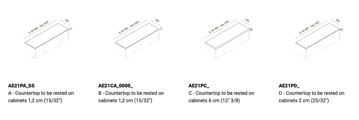 Agape
EVO 21
Vanity unit — 14