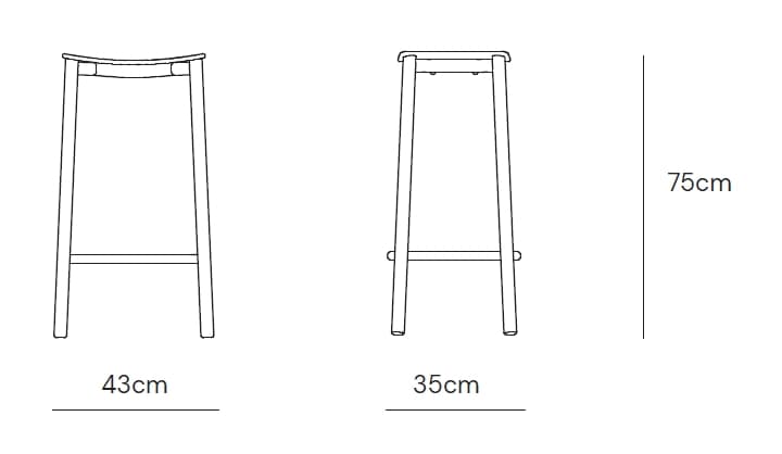 Annud
MINIM
High plywood stool — 13