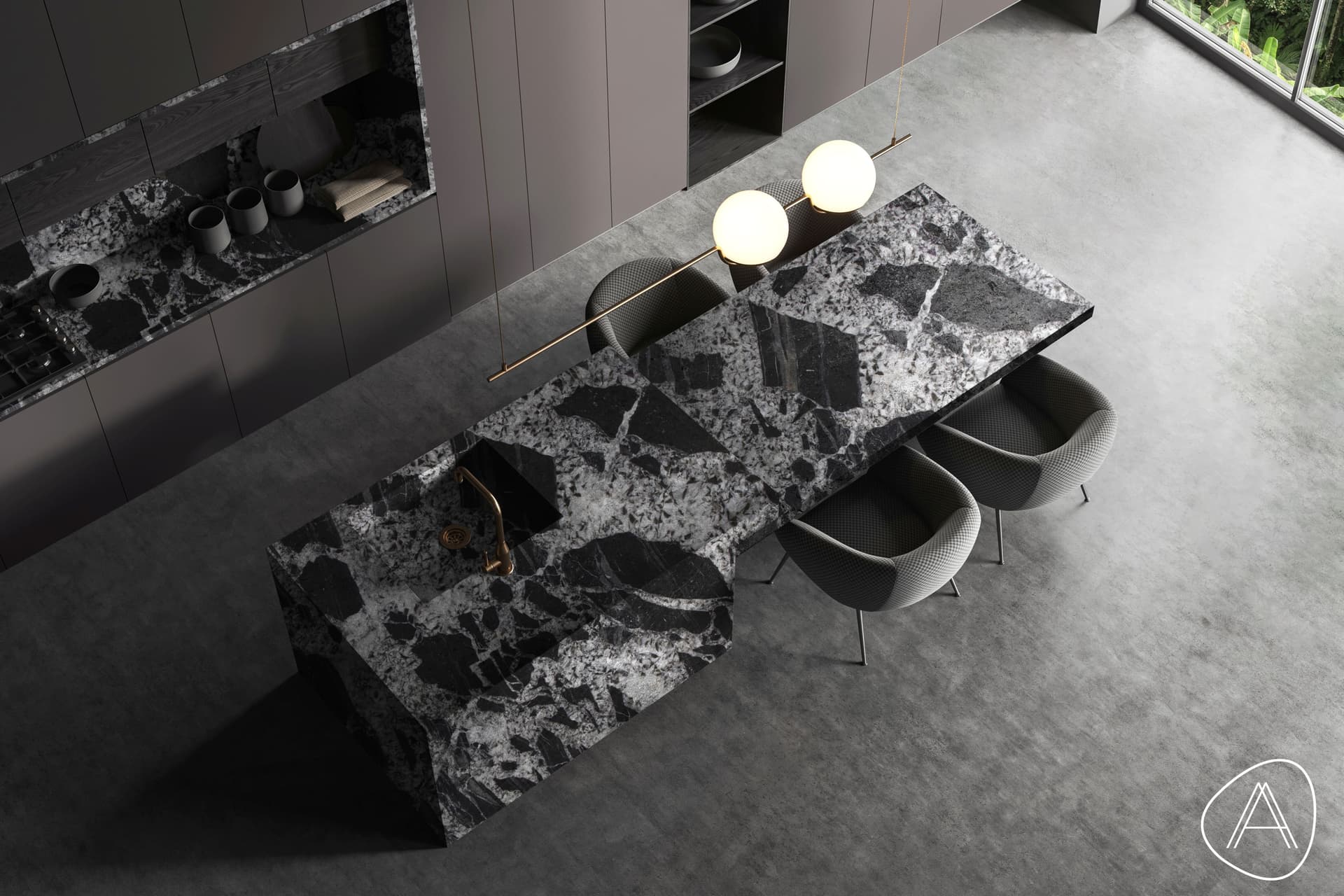 Antolini®
PATAGONIA BLACK
Marble — 2
