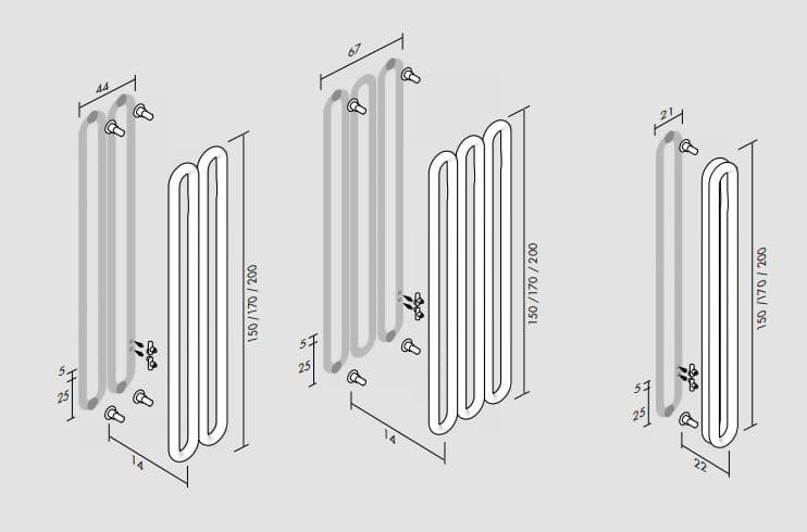 ANTRAX
TUBONE
Steel towel warmer — 10