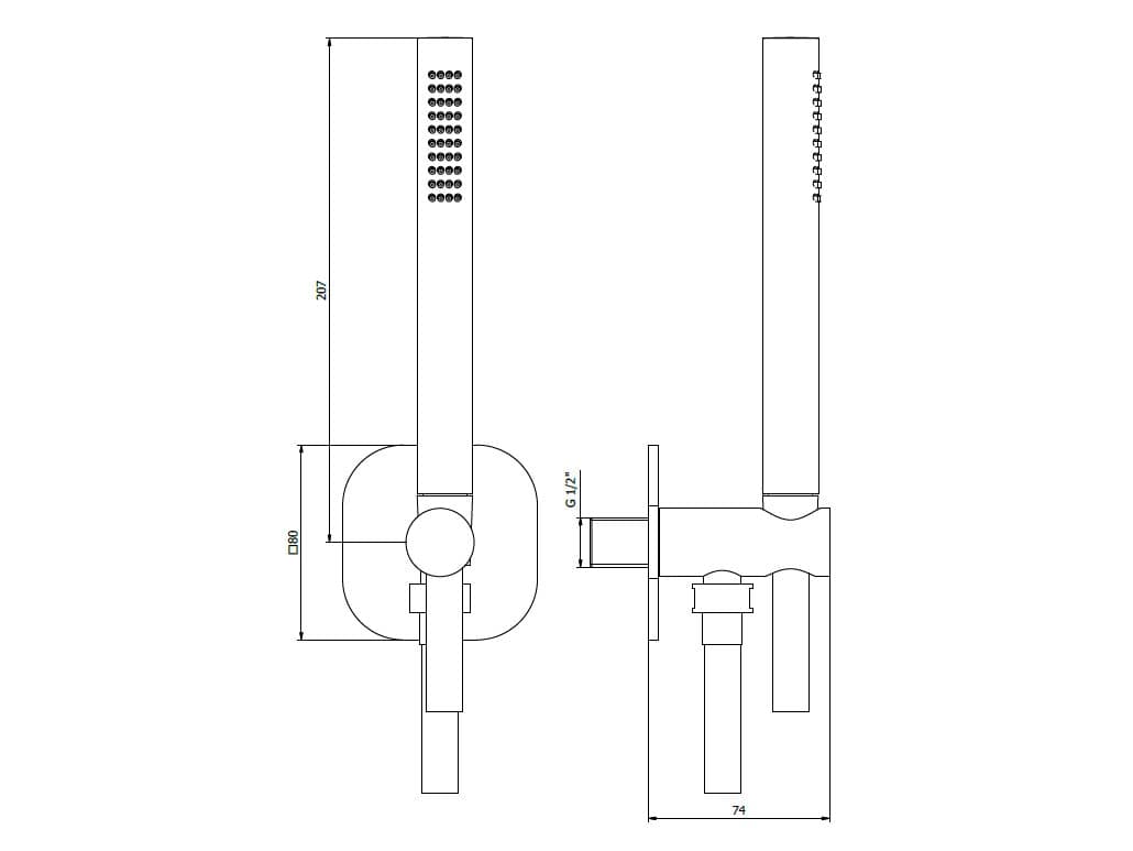 AQUAELITE
WOW
Brass handshower — 4