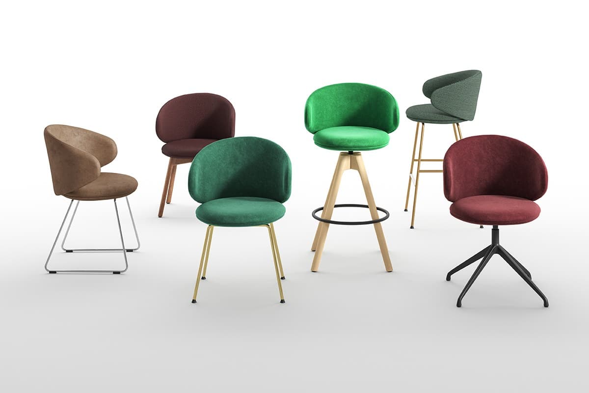 Arrmet
BELLE ST-SW
Fabric stool