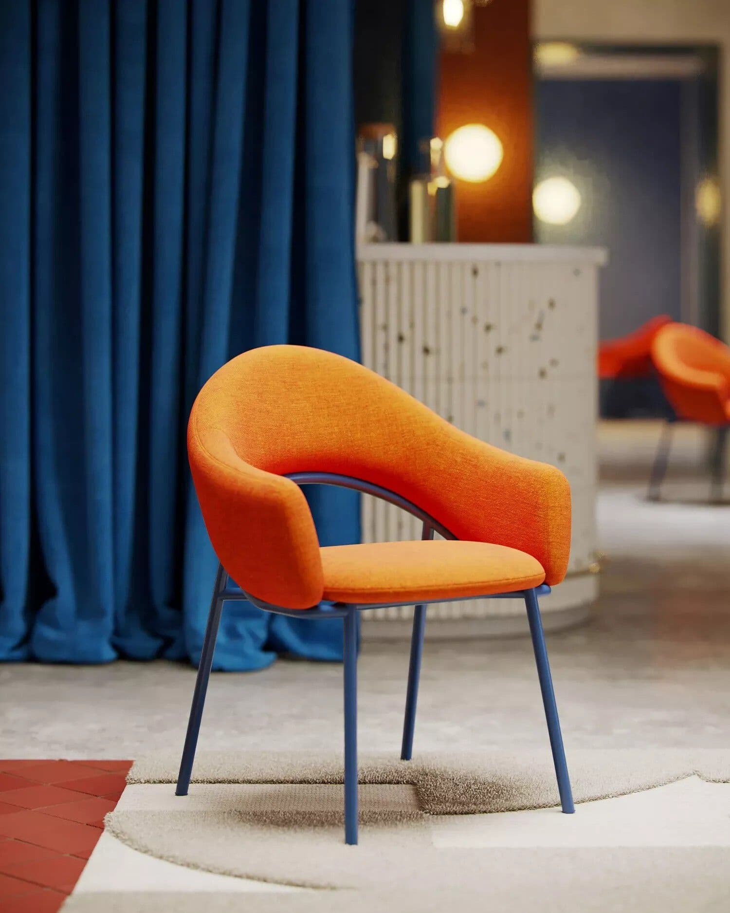 Artu
GIN
Open back fabric chair — 3