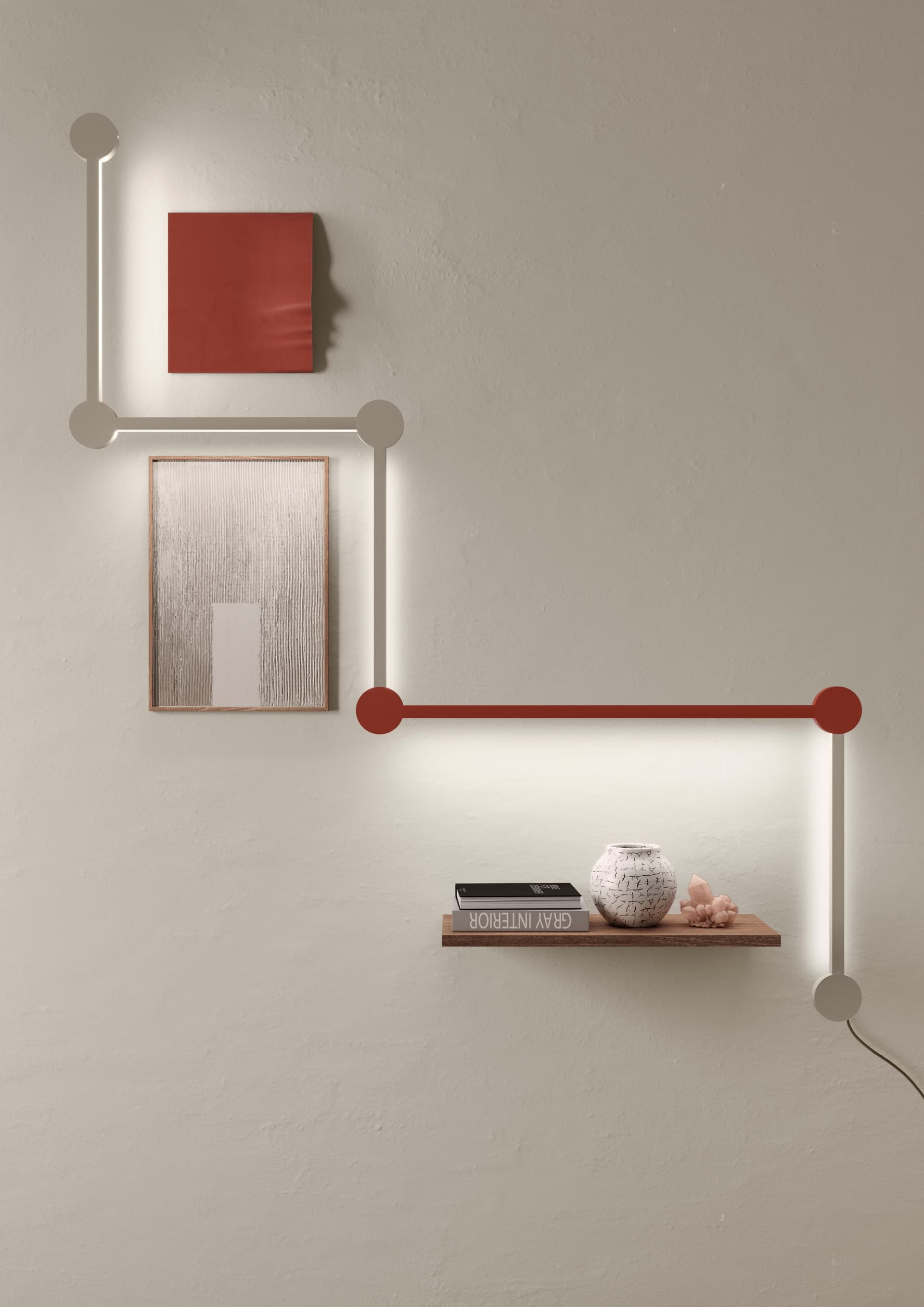 AXOLIGHT
POSES
Modular wall lamp — 5