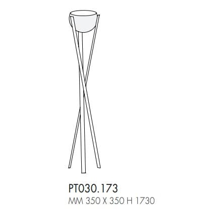 BLOSS PROTEA - Металлический горшок для растений — 6