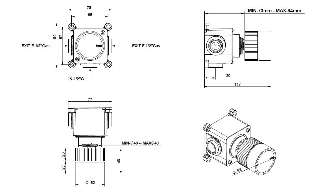 Bongio
ETNIS
2 ways diverter — 2