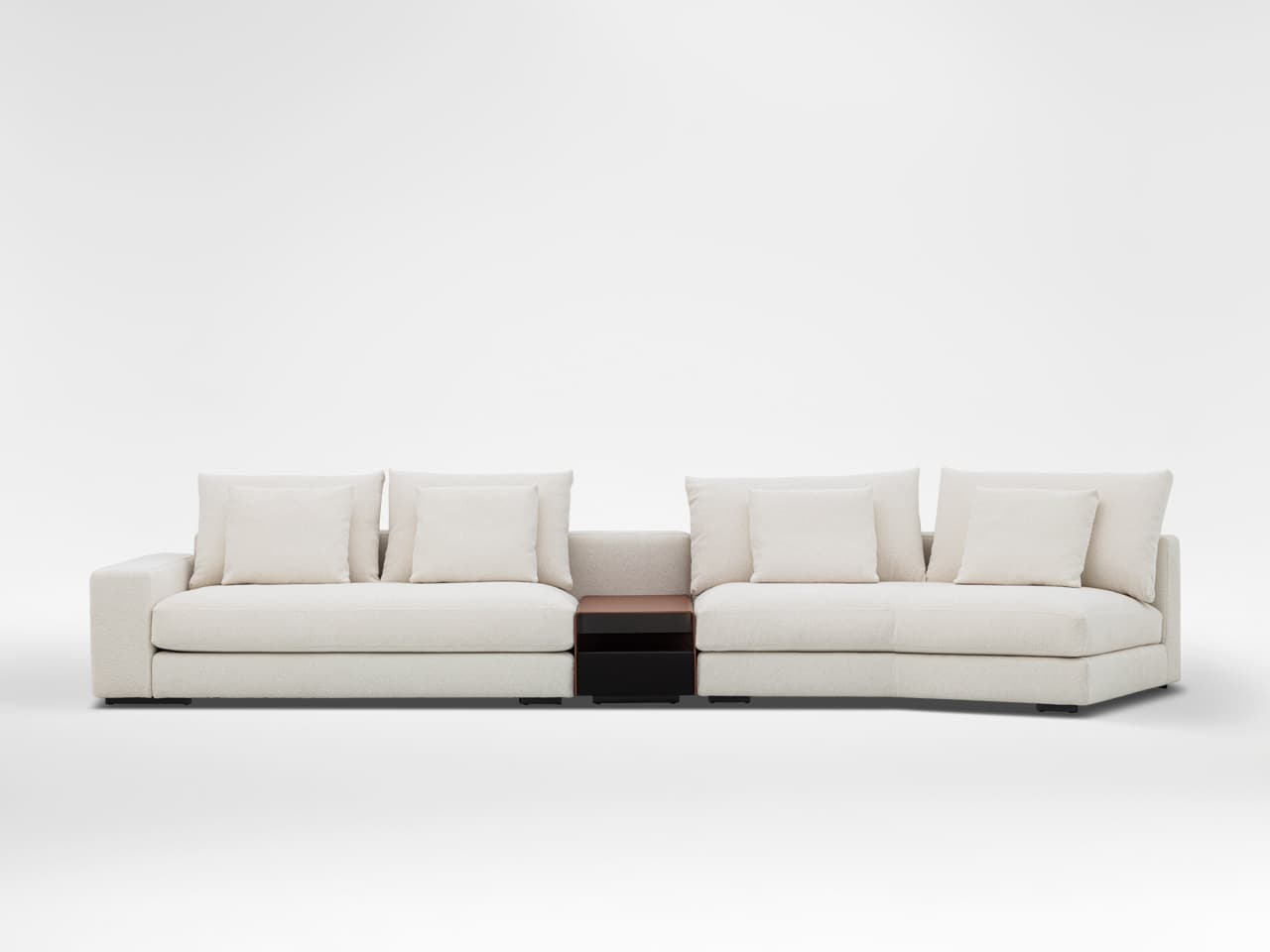 CAMERICH
EPIC
Curved fabric sofa