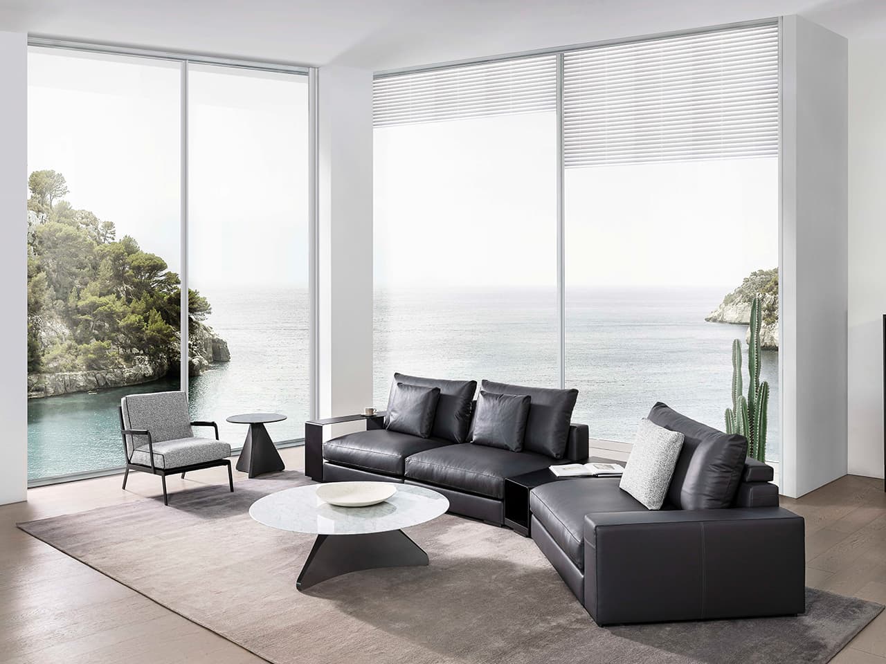 CAMERICH
EPIC
Curved fabric sofa — 4