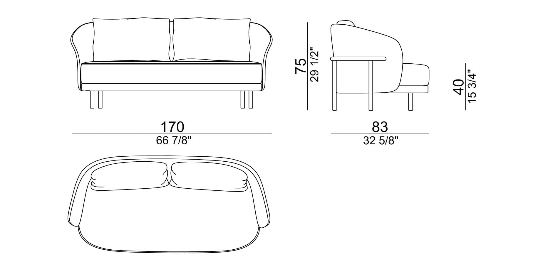 Casa
BONAMICO
2 seater sofa — 8