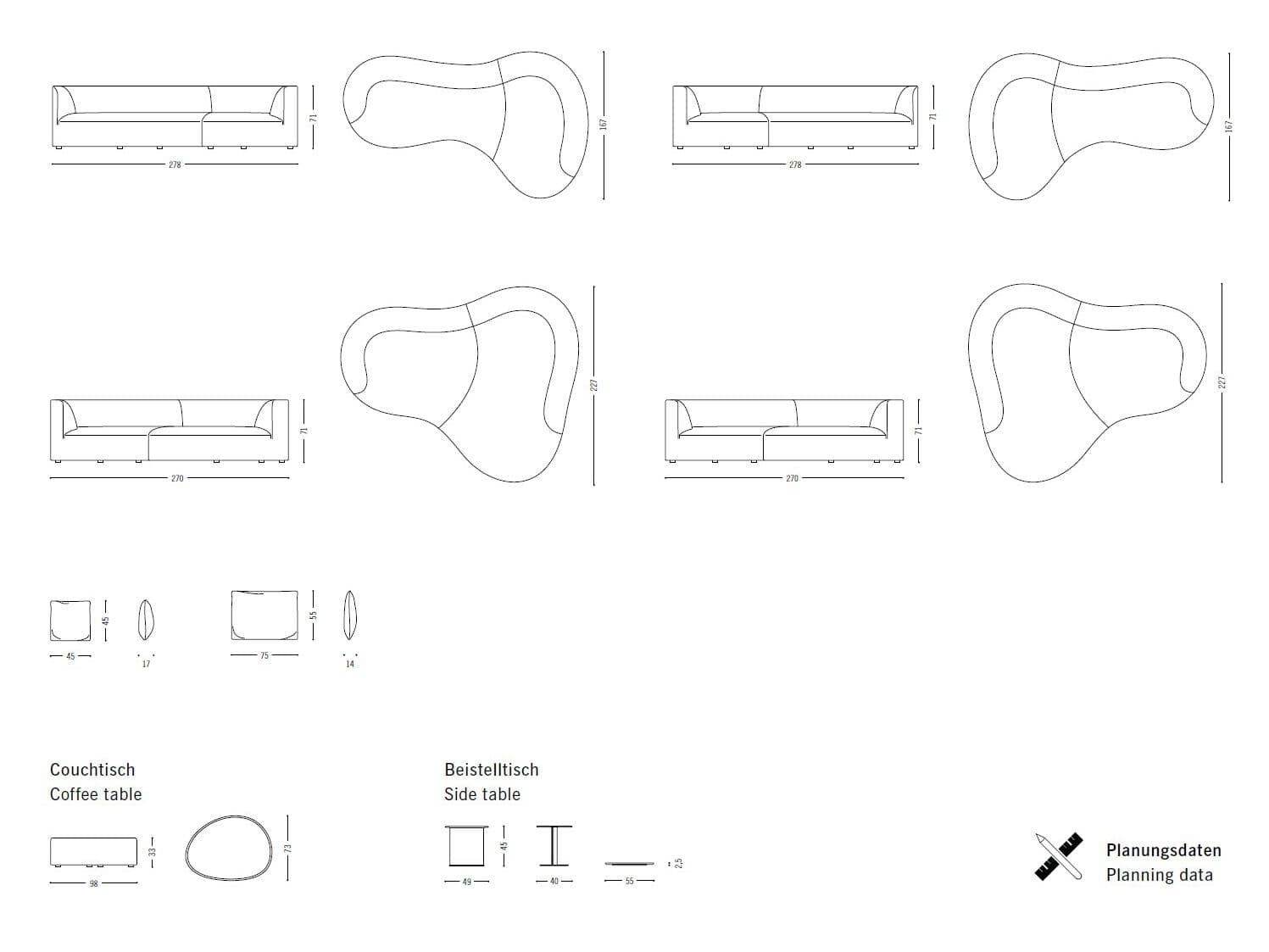 COR
SIWA
Fabric sofa — 19