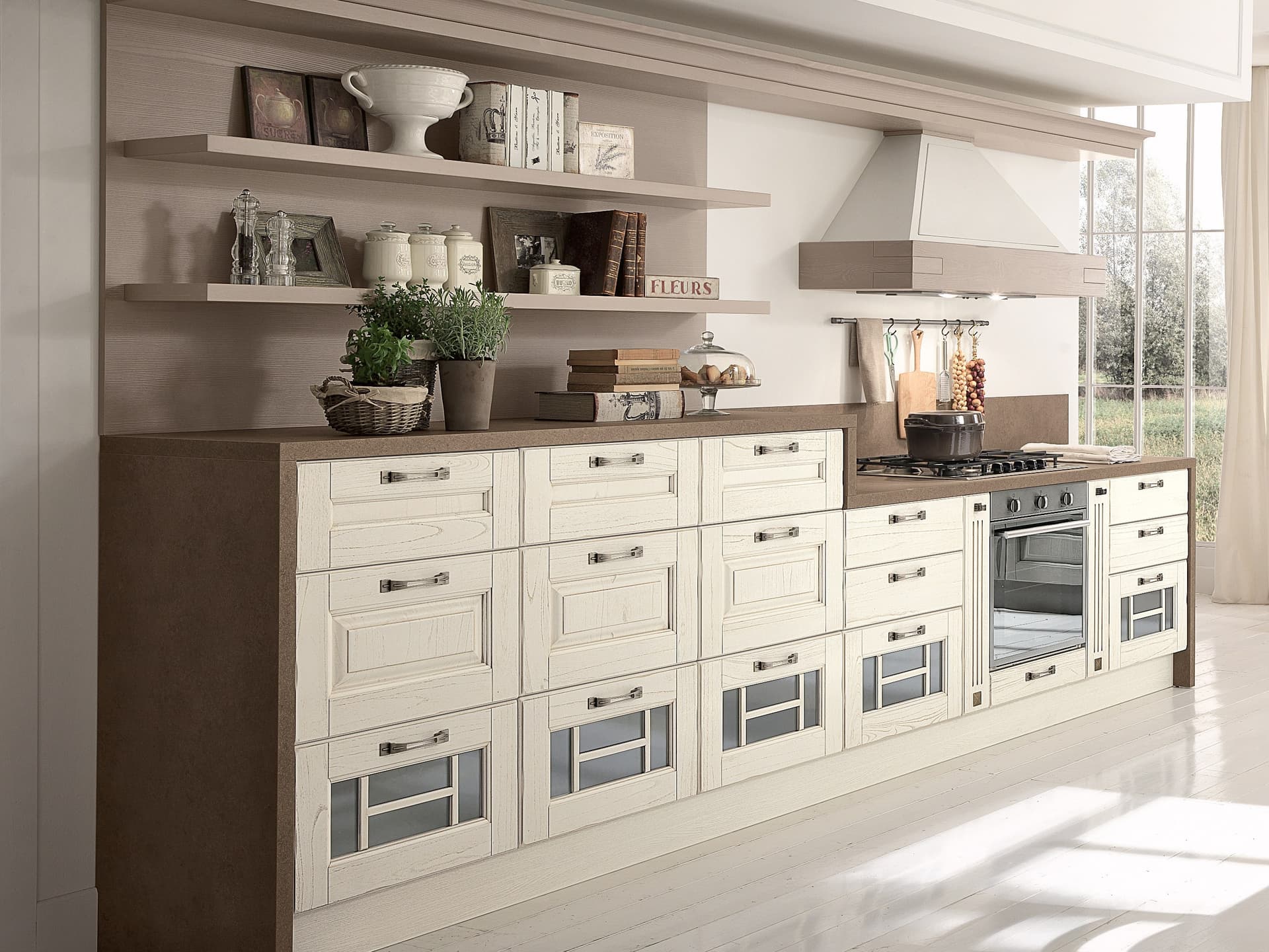 Cucine Lube
LAURA
Wooden kitchen — 6