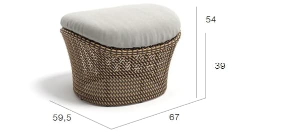 DEDON
SEASHELL GRAND
Footstool — 4