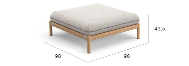 DEDON
TIBBO
Footstool — 2
