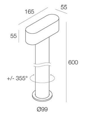 DGA
TED
LED bollard light — 9