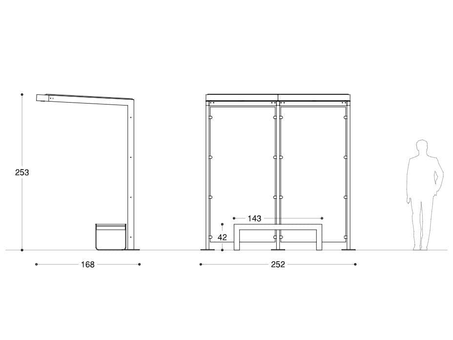 DIMCAR
IO
Glass and steel porch — 2