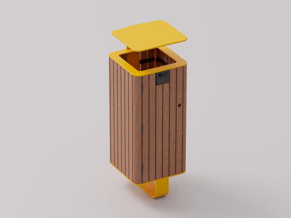 DIMCAR
IO
Wooden litter bin — 1
