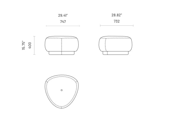 Domkapa
JULES
Leather pouf — 28