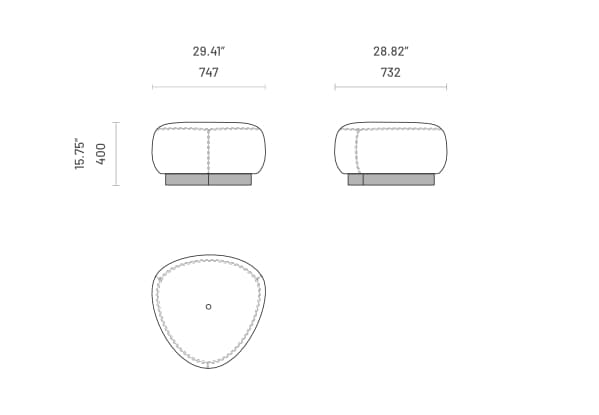 Domkapa
JULES
Leather pouf — 31