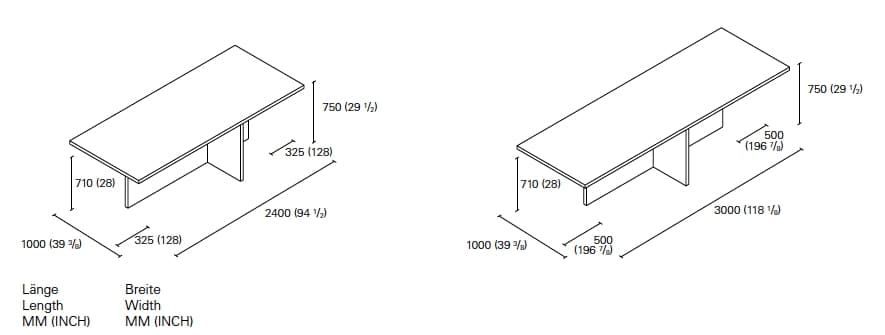 E15
ZEHN
Rectangular oak table — 15
