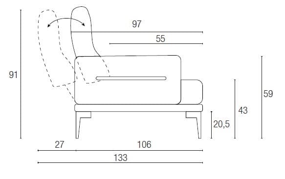 Egoitaliano
FENG
Fabric sofa — 10