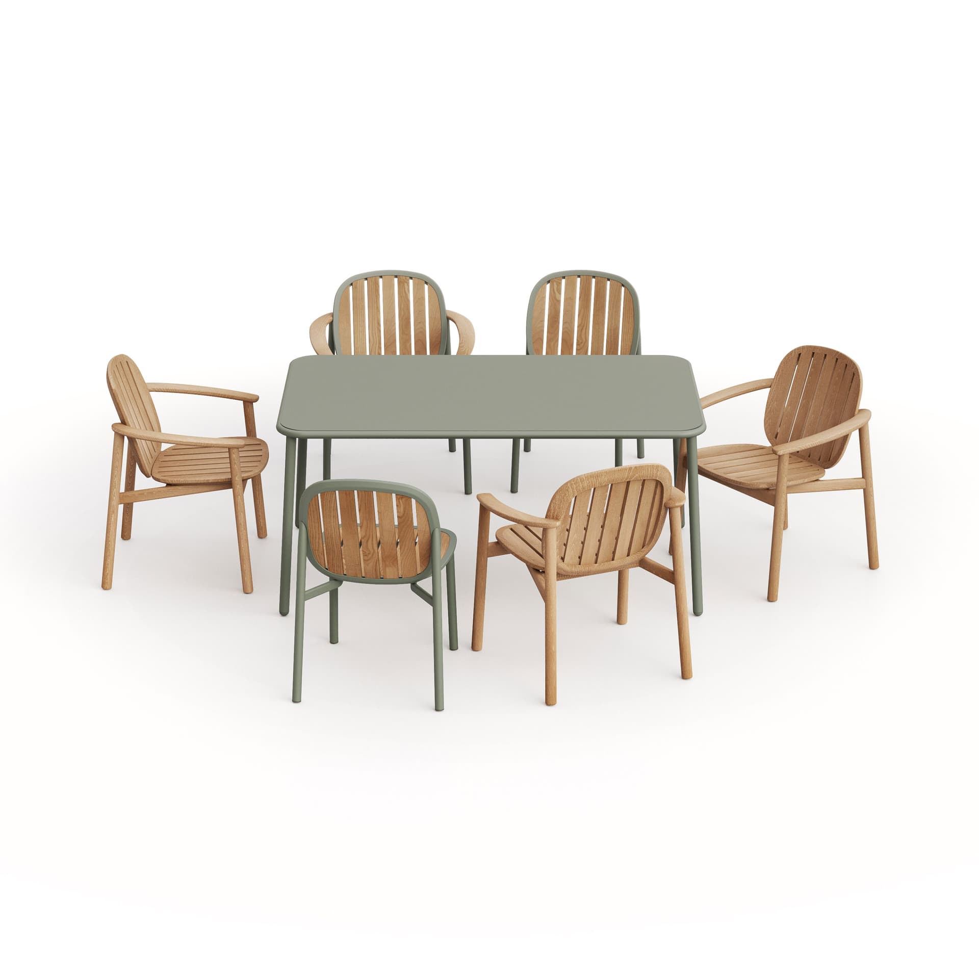 Emu
TWINS
Teak garden chair — 34