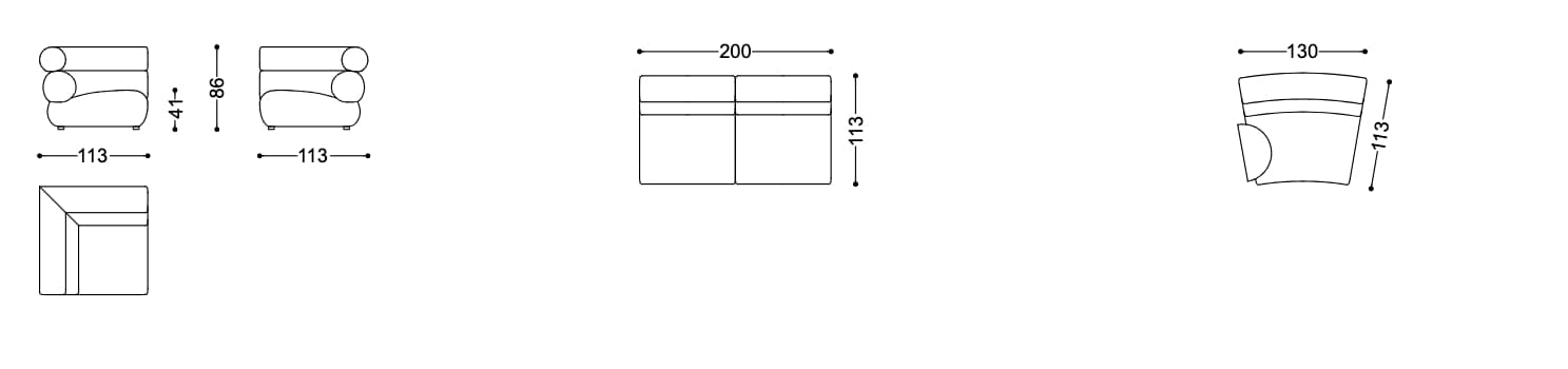 Erba Idea
MELODY
Modular sofa — 6