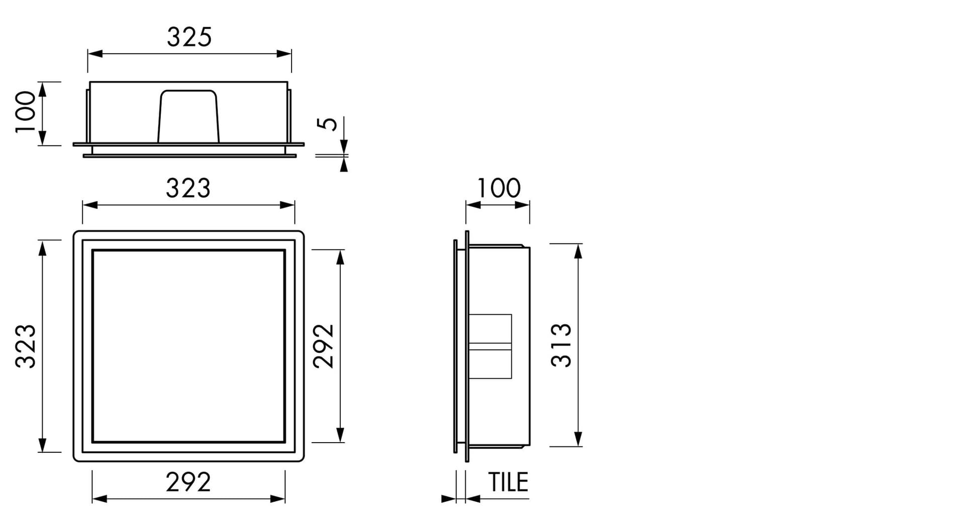 ESS Easy Drain
F-BOX
Wall niche — 9