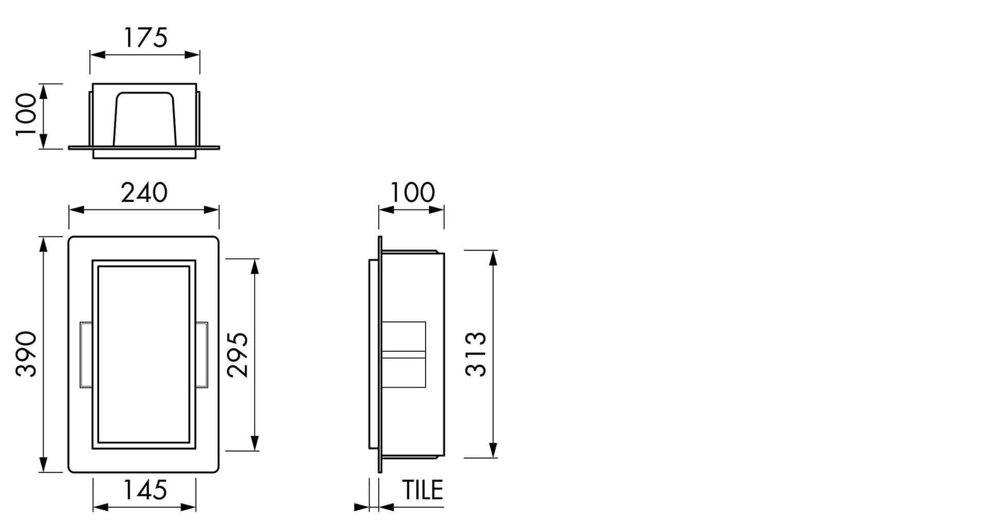 ESS Easy Drain
S-BOX
Wall niche — 4
