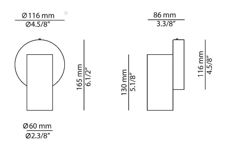 Estiluz
CYLS
Metal wall lamp — 3