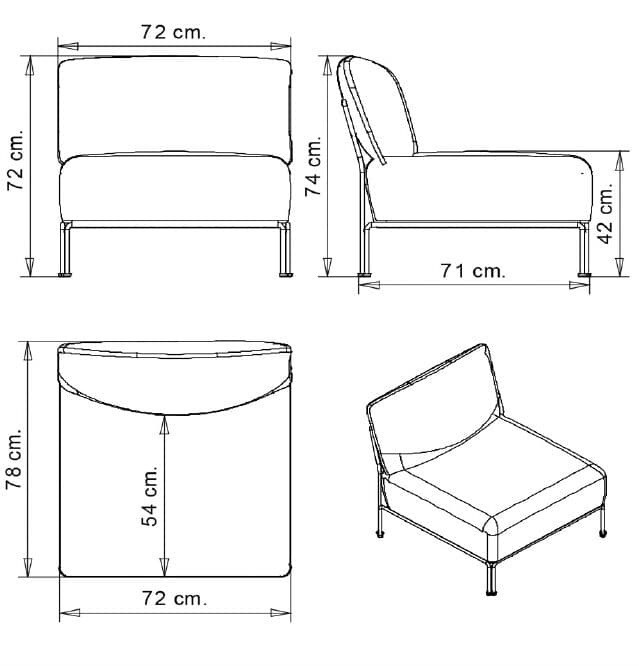 Et al.
ARI 1300
Fabric armchair — 12