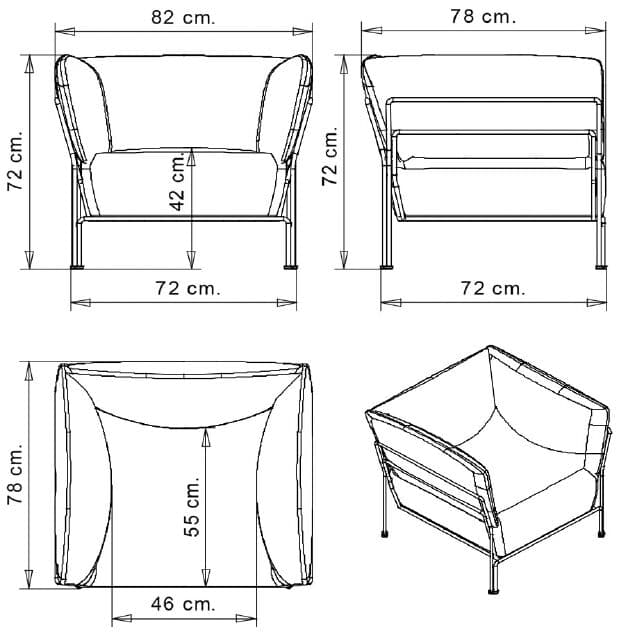 Et al.
ARI 1302
Fabric armchair — 15