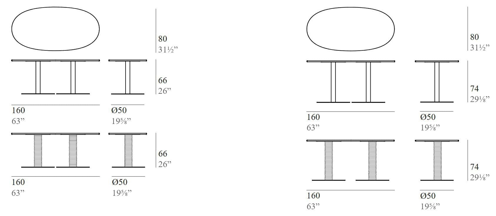 Ethimo
NOON
Oval garden table — 5