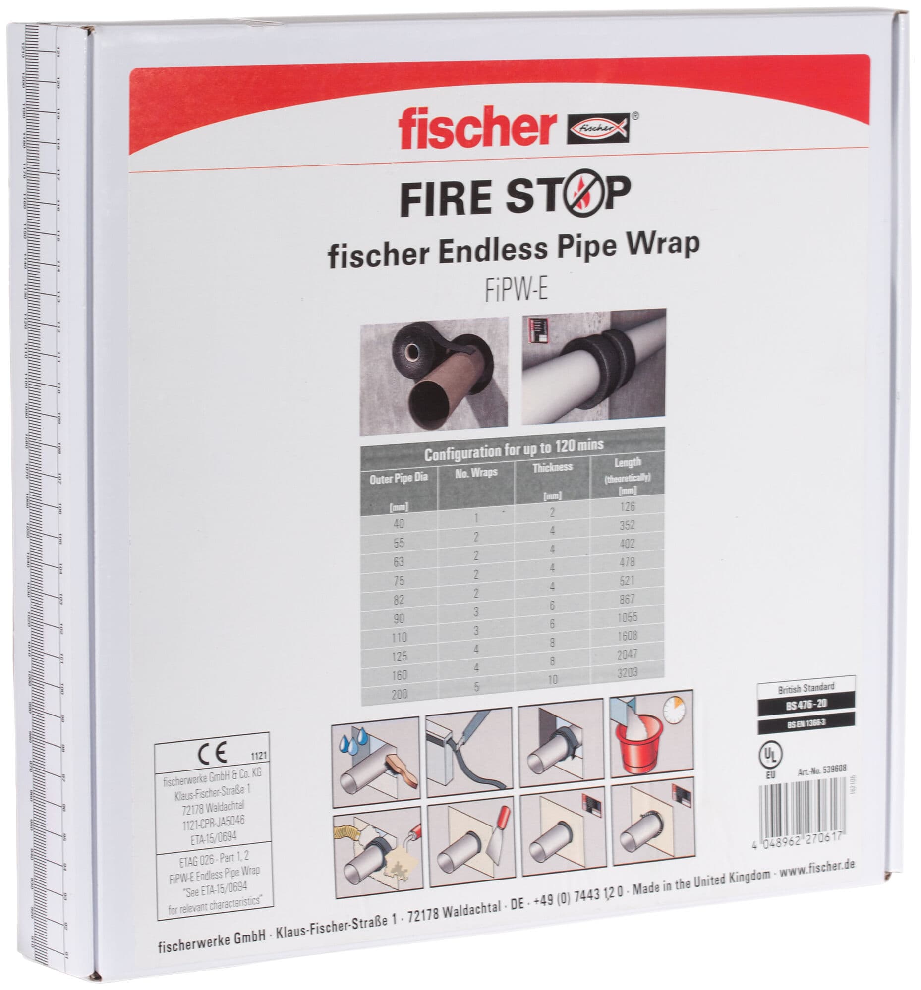 fischer
FIPW-E
Intumescent tape