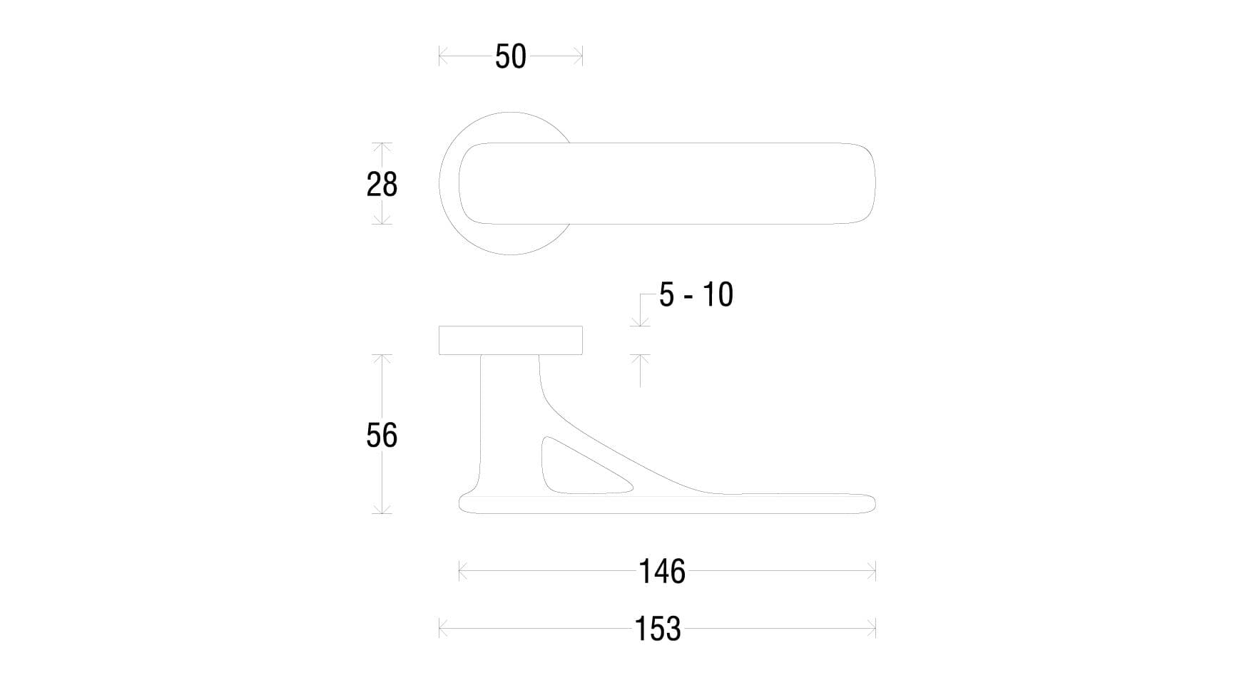 Forme
FLOW
Zamak handle — 8