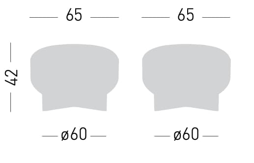 GABER
TO-GO POUF
Fabric pouf — 8