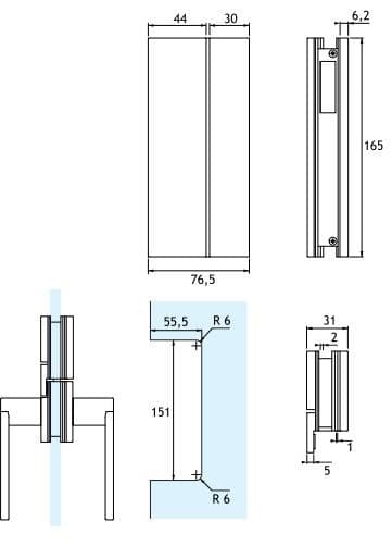 GH ITALY
GLV02
Door fittings — 3
