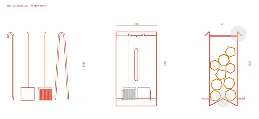 Giacopini
BUCK
Metal Log holder — 5