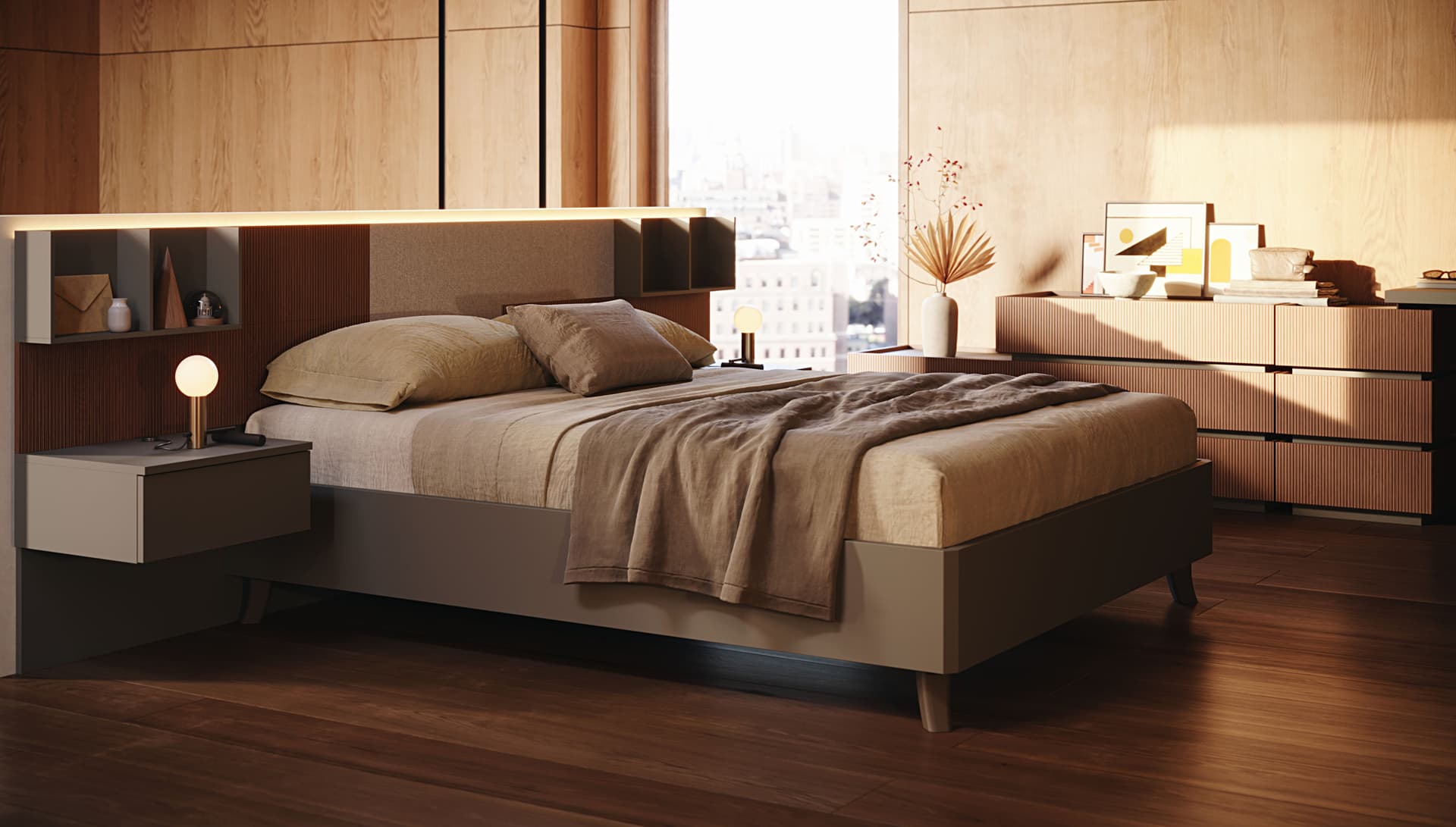 Giessegi
C09
Wooden bedroom set — 3