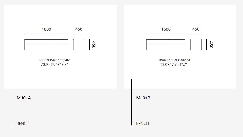HC28 maison
SIAM
Wooden bench — 3