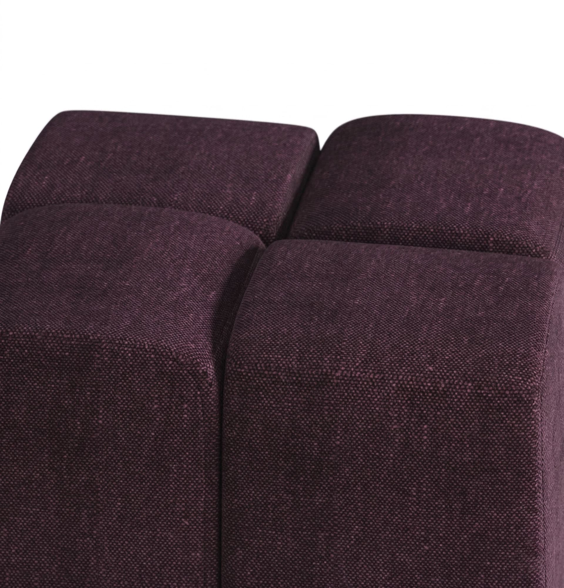 Hermhaus
FOR
Square fabric pouf — 8