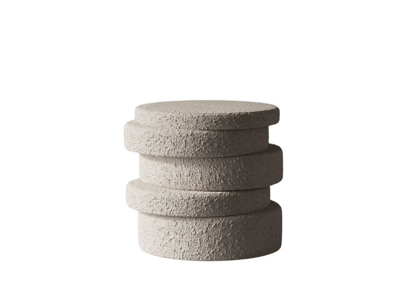 Hermhaus
UPS
Round fabric pouf — 12