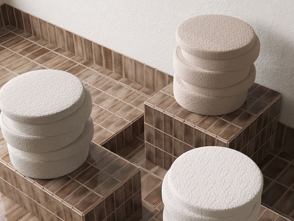 Hermhaus
UPS
Round fabric pouf — 9