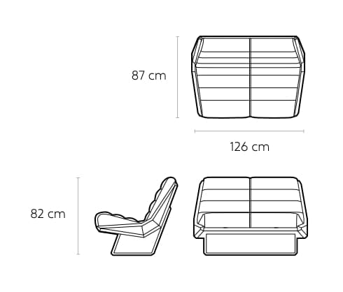 Hervet
GRANTOUR
2 seater sofa — 10