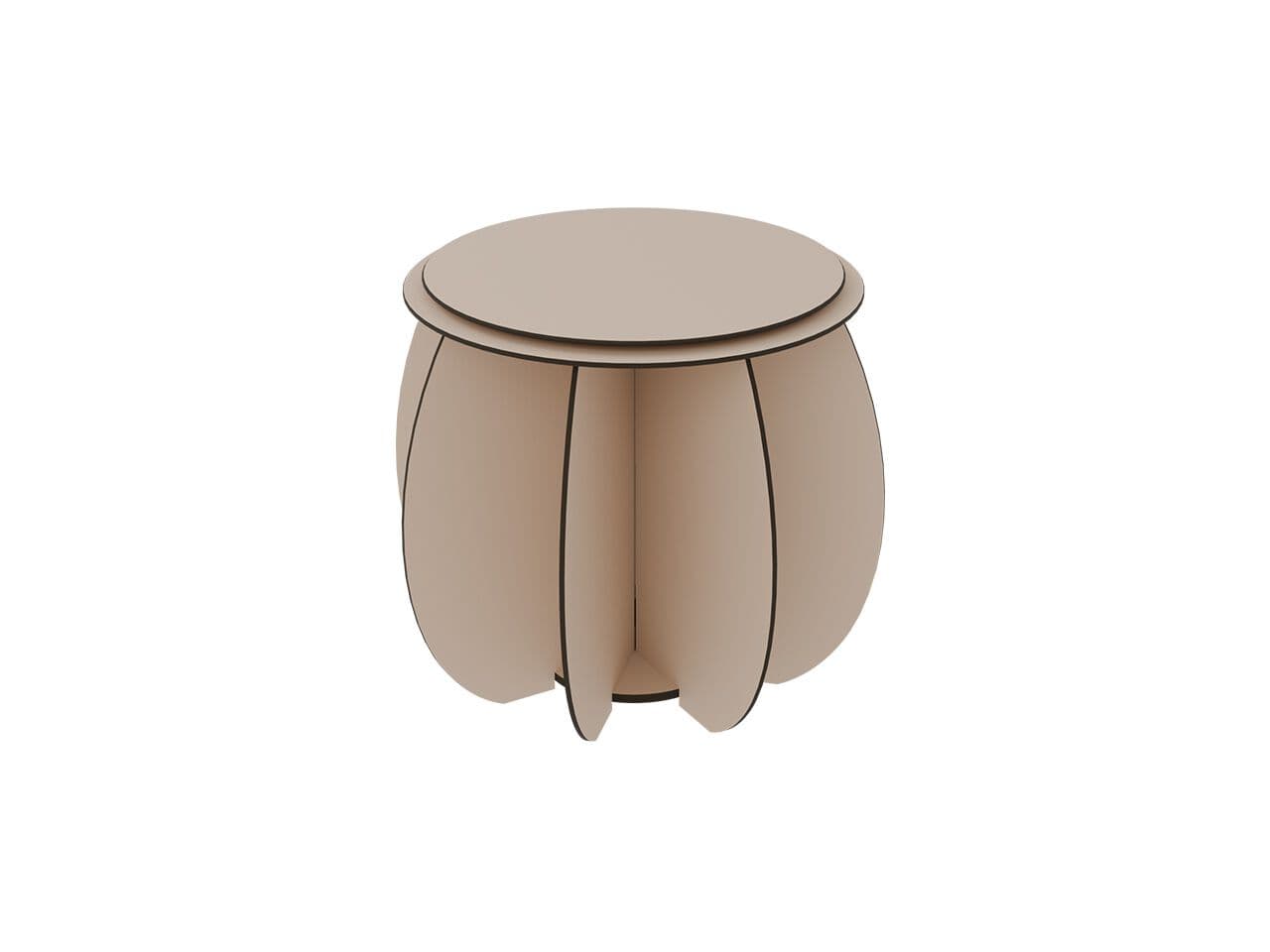 Ibride
GARDENIA
Low HPL stool — 8